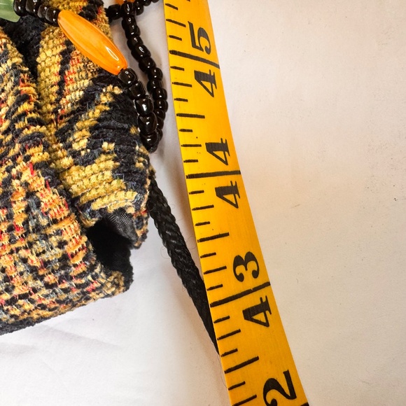 Handmade by Tiger Patch Covent‎ Garden London Tapestry Beaded Jeweled Crossbody - Picture 10 of 11